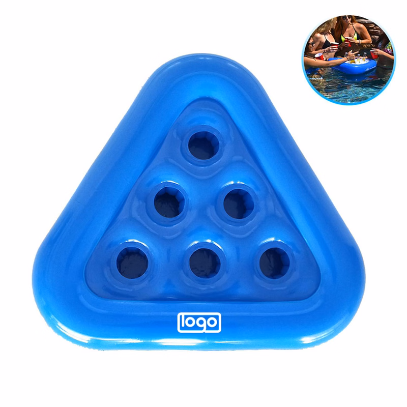 Inflatable Triangular Six-Hole Water Cup Holder