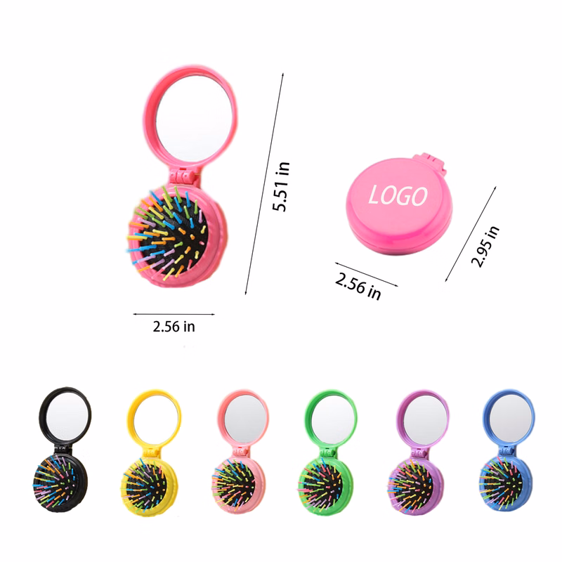 Plastic Straight-Folding Comb For Hair