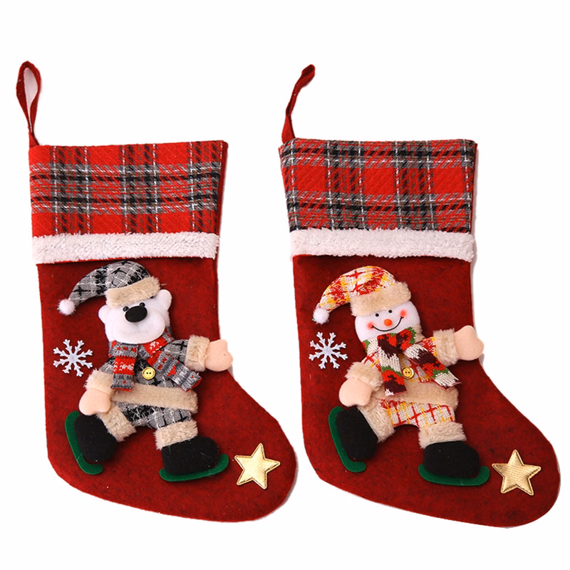 Large Christmas Candy Sock Gift Bag