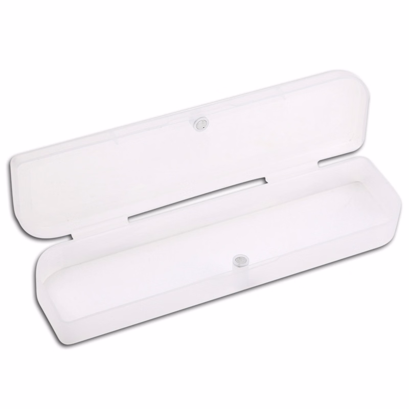 ACC10-02-Clear Plastic Case: Magnetic Long