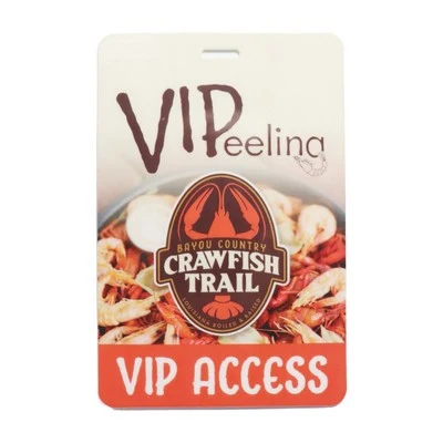 USA Made Laminated Event Tag (5.5"x3.625") Rectangle 1