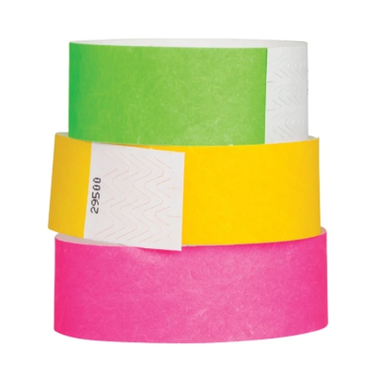 3/4" Stock DuPont™ Tyvek® Wristband 1