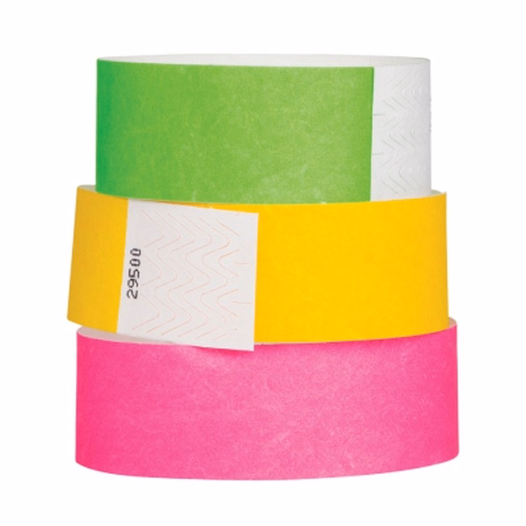 3/4" Stock DuPont™ Tyvek® Wristband
