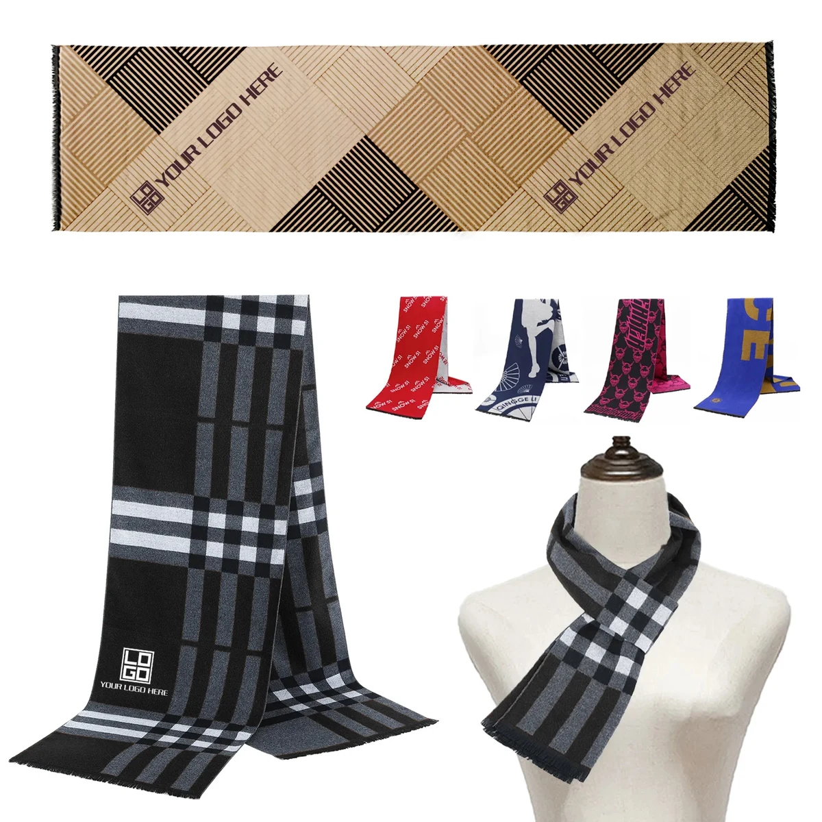 Premium Custom Winter Scarf 1