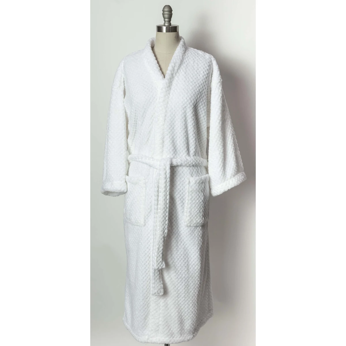Microterry Jacquard Kimono Bathrobe 1