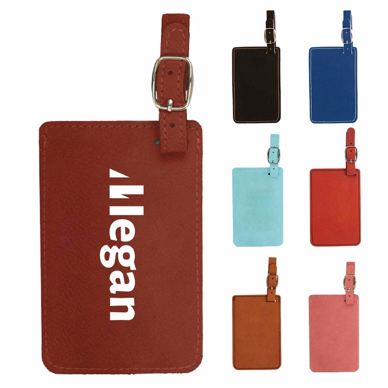 Fashionable And Minimalist Leather Luggage Tag