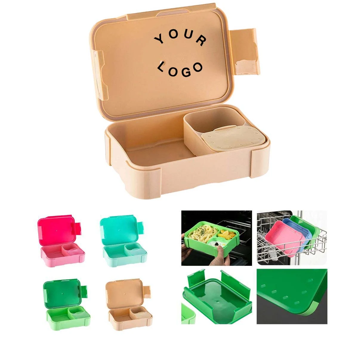 Kids Lunch Box BPA Free PP Material Durable 1