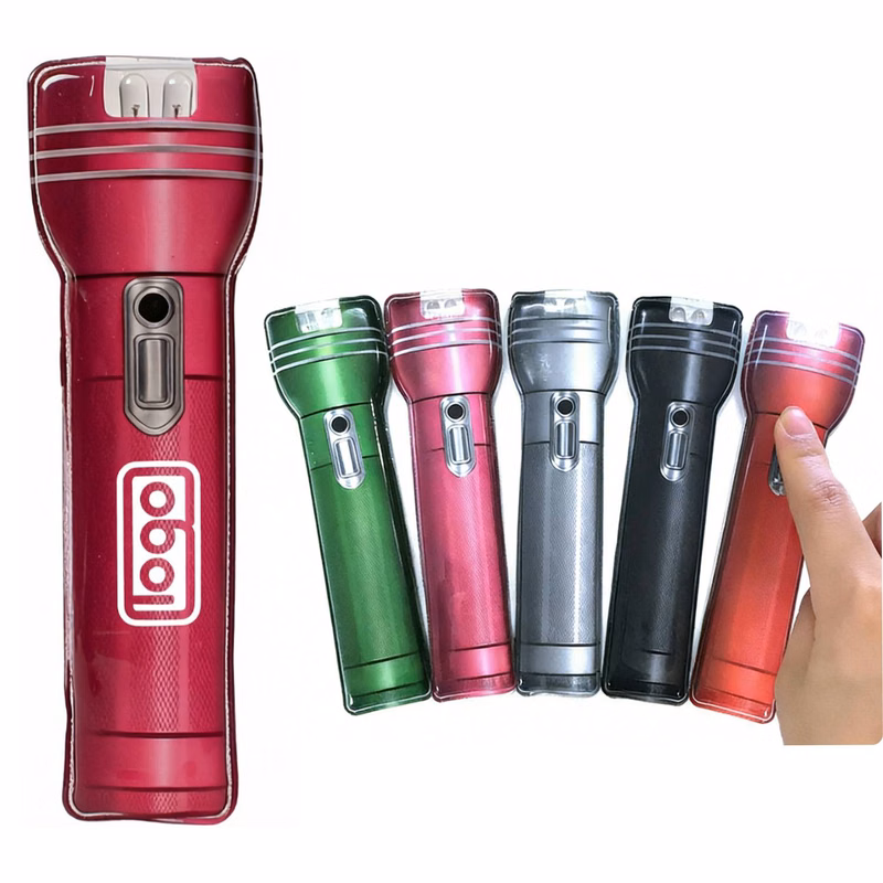 PVC LED Flashlight Keychain