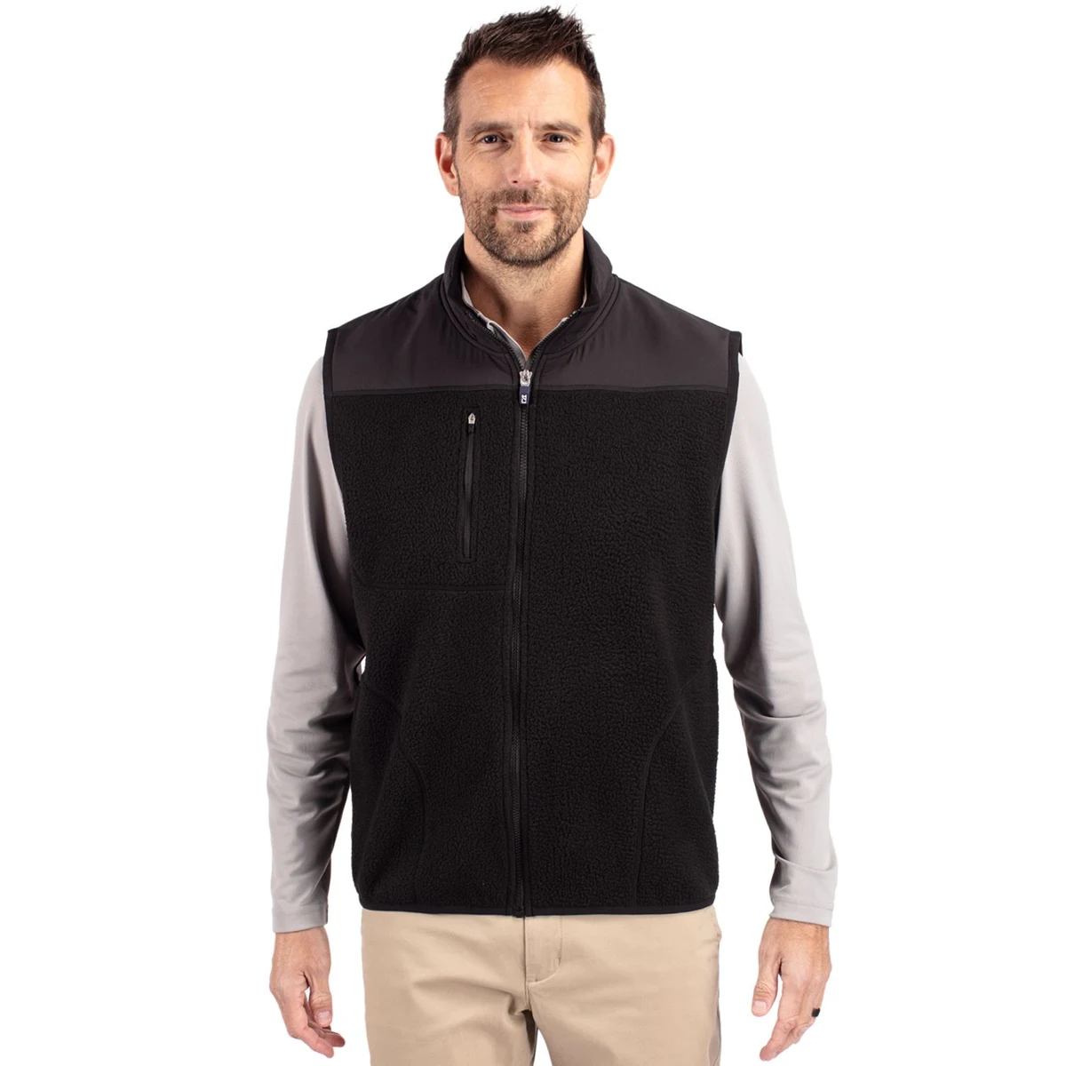 Cutter & Buck Cascade Eco Fleece Mens Vest 1