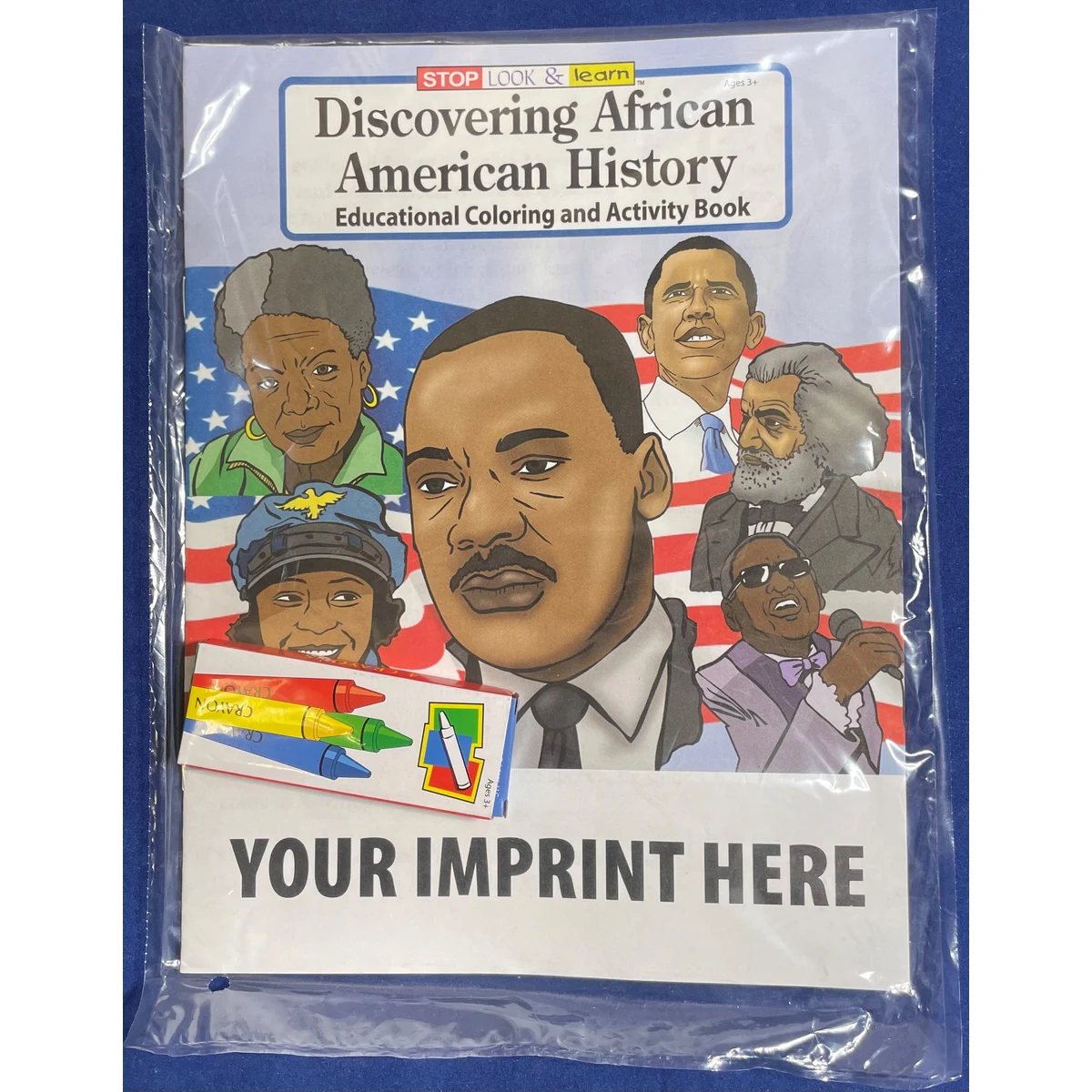 COLORING SET - Discovering African American History Coloring Book Fun Pack 1