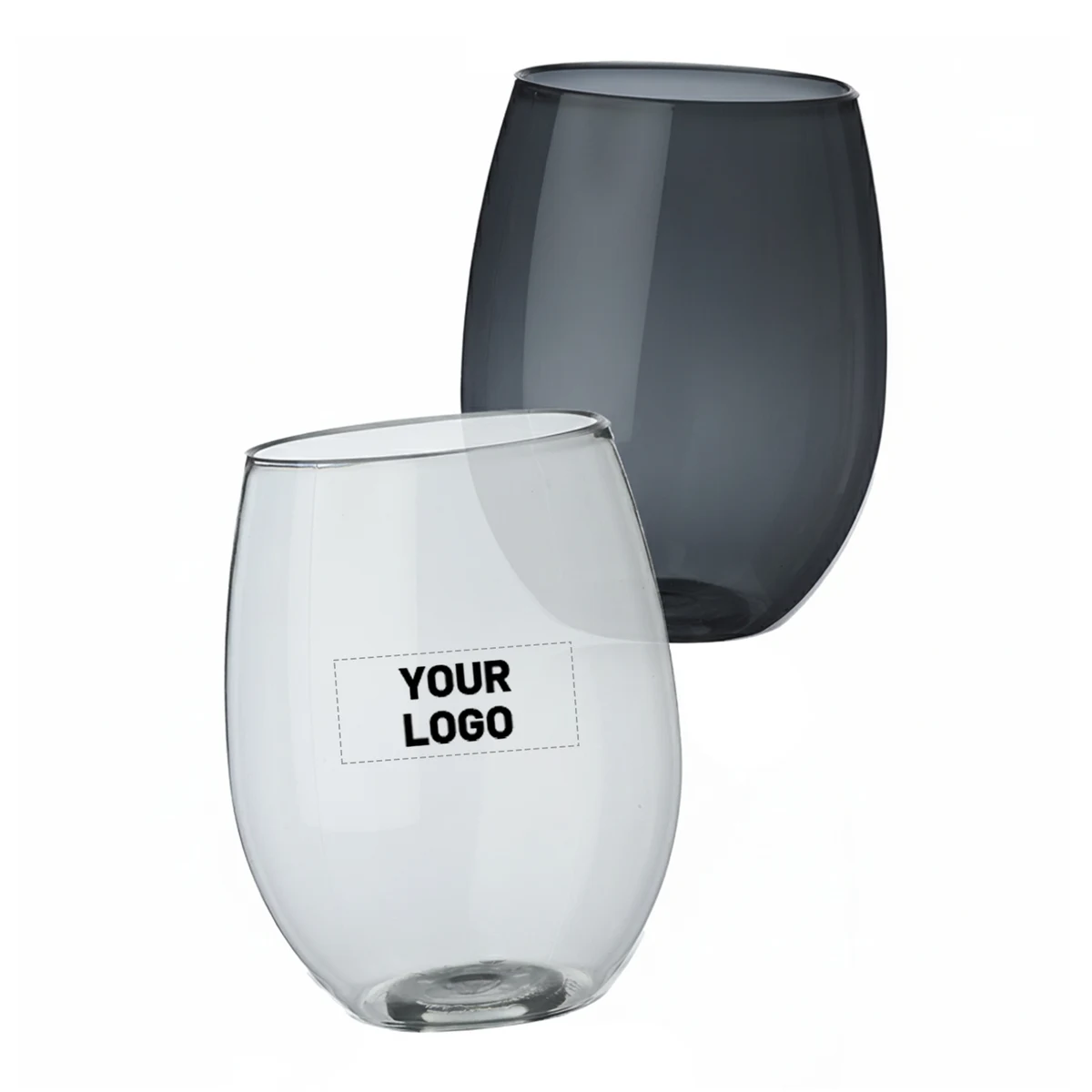 Plastic Stemless Wine Glass, 16 oz. 1