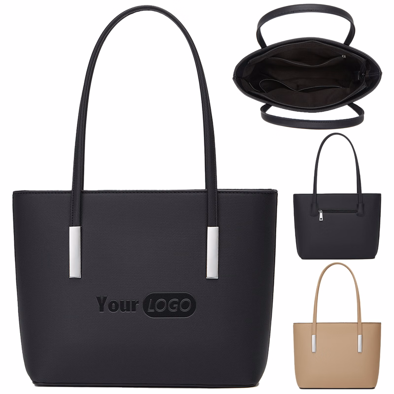 Pu Simple Casual Tote Bag