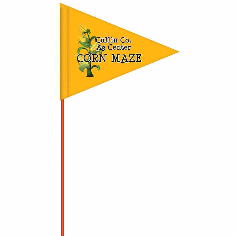 Custom Printed Field Flag - Single Sided