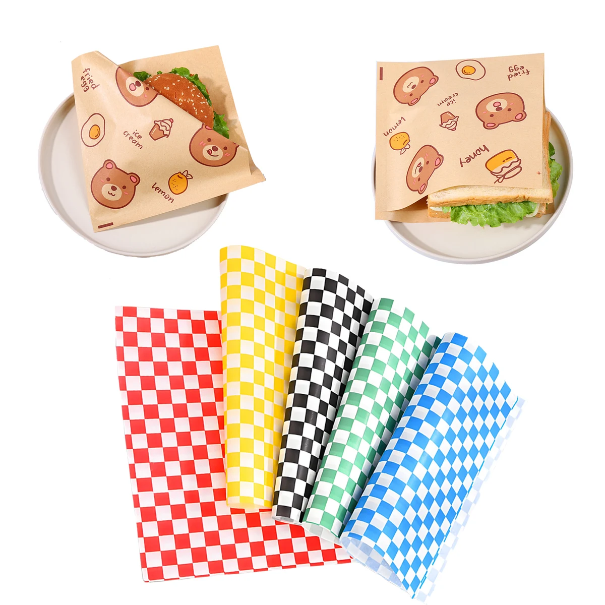 Moisture-Resistant Coated Food Wrap Paper and Liner Paper 1