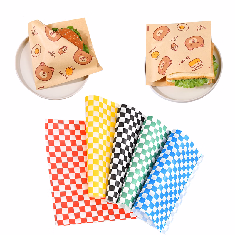 Moisture-Resistant Coated Food Wrap Paper and Liner Paper