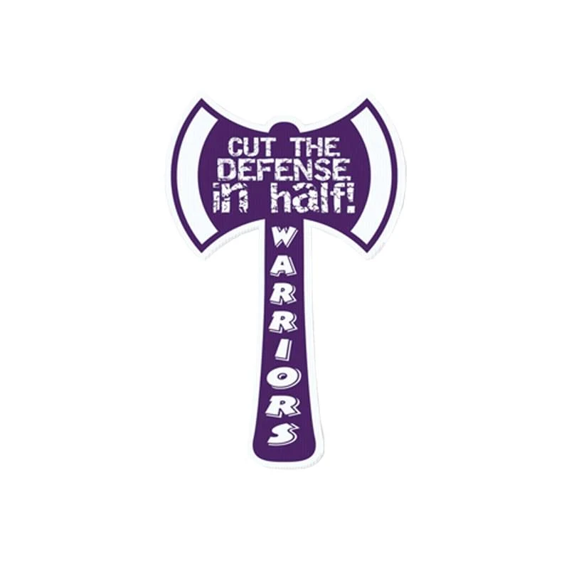 Corrugated Plastic Double Axe Shape Rally Sign 1