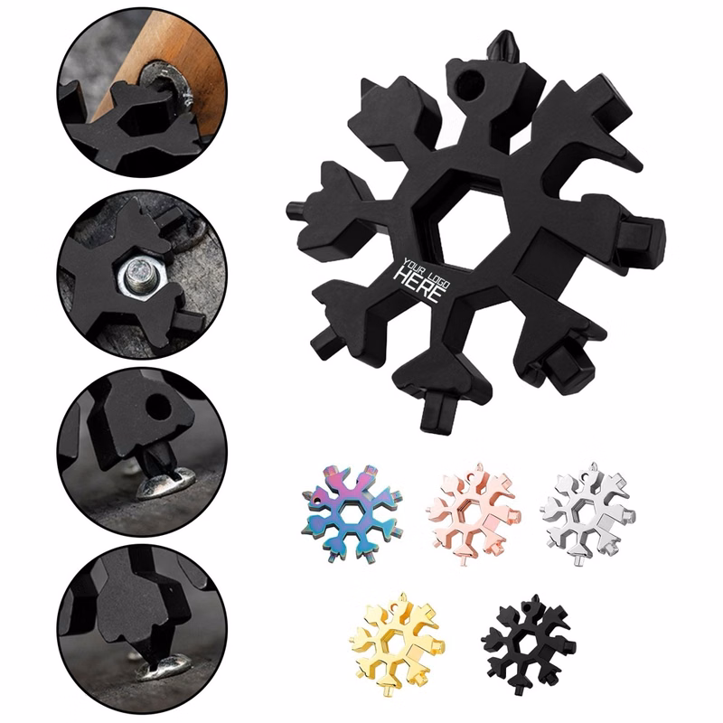 Snowflake Portable Stainless Multifuction Tool