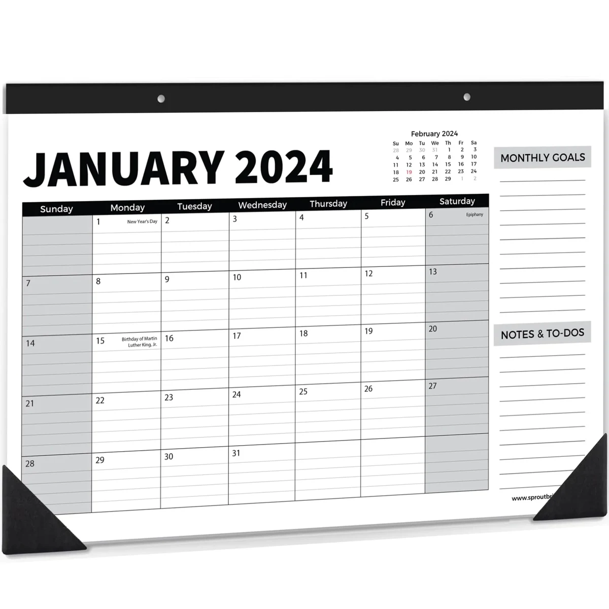 18-Month Desk Calendar 1