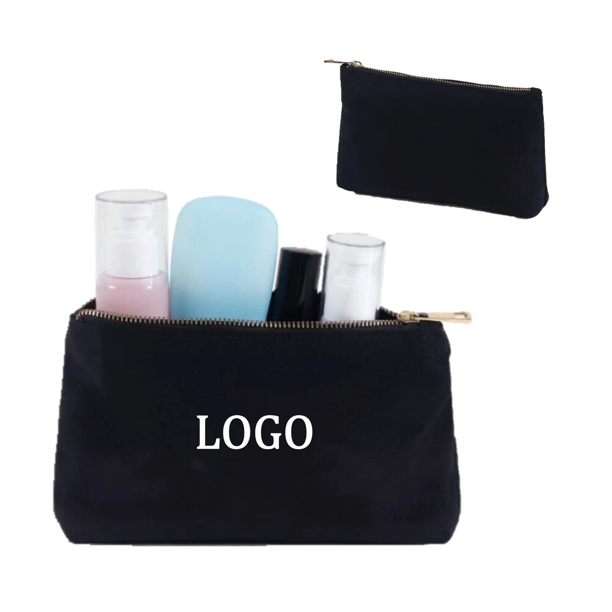 Canvas Travel Makeup Bag 1