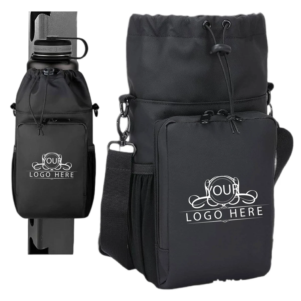 Outdoor Sports Water Bottle Bag With Strap 1