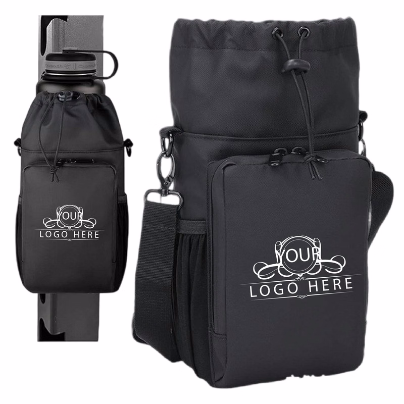 Outdoor Sports Water Bottle Bag With Strap