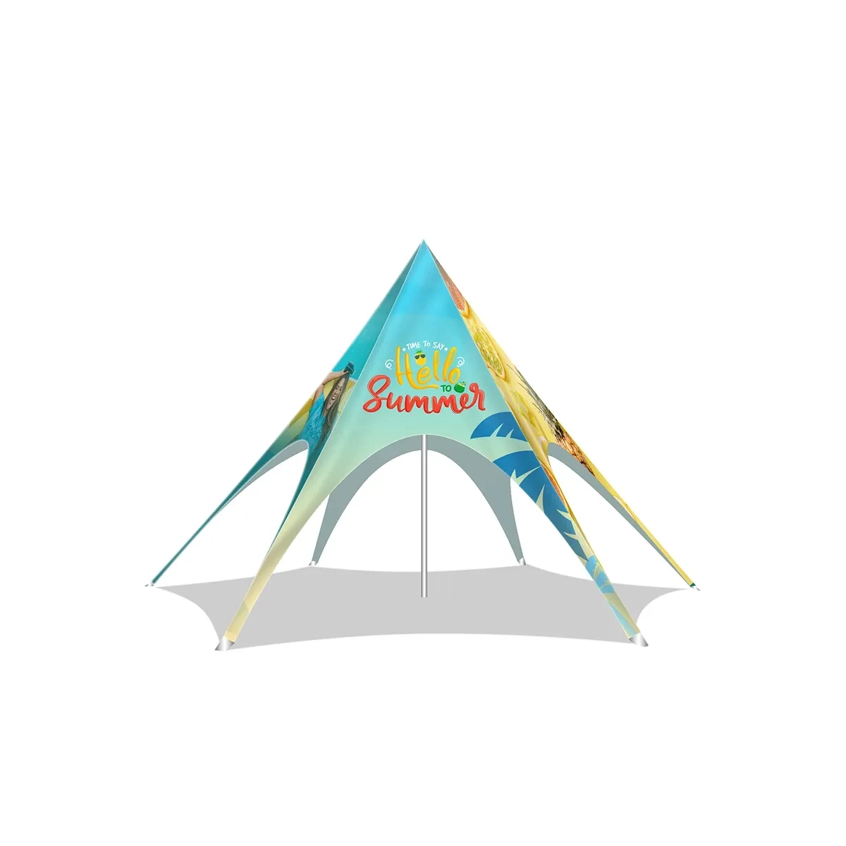 20' Single Pole Star Tent 1