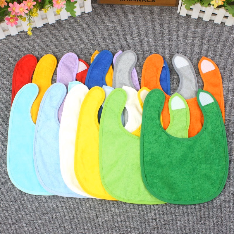 Adjustable Hook-&-Loop Closure Baby Bibs