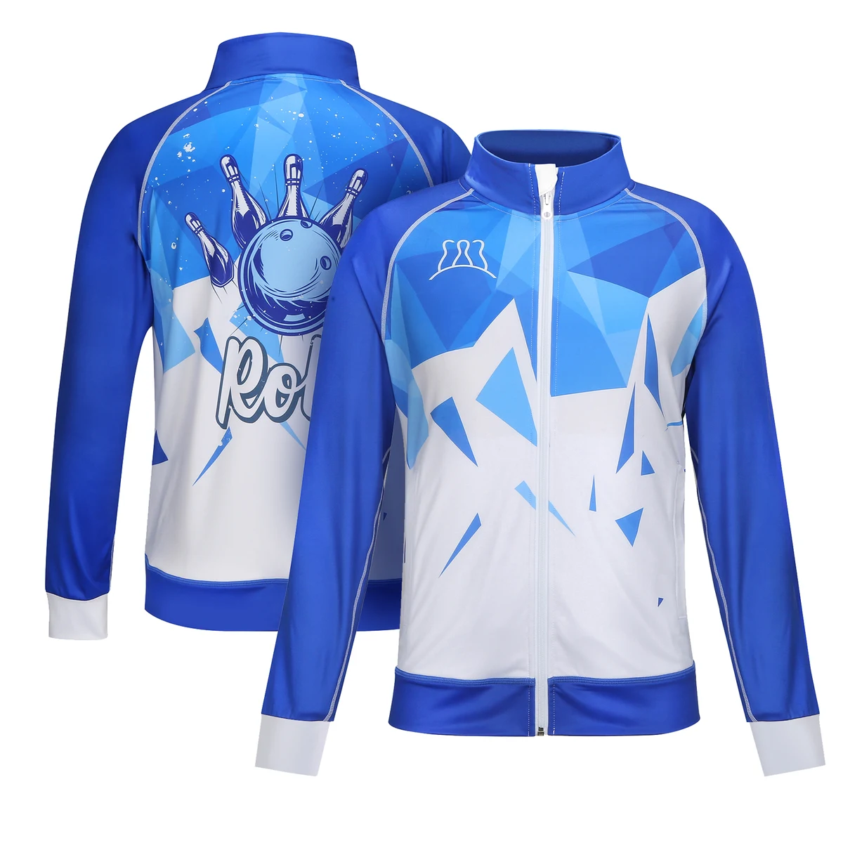 Athletic Full Zip Raglan Training Jacket (Full Color) 1