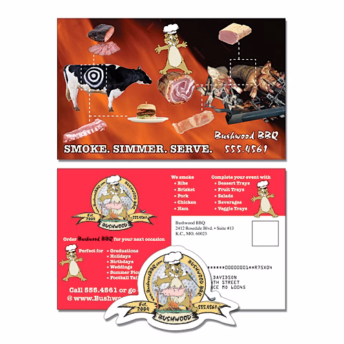 Magna-Seal Postcard - Custom Size (6.5x4.25 to 8.5x5.25)