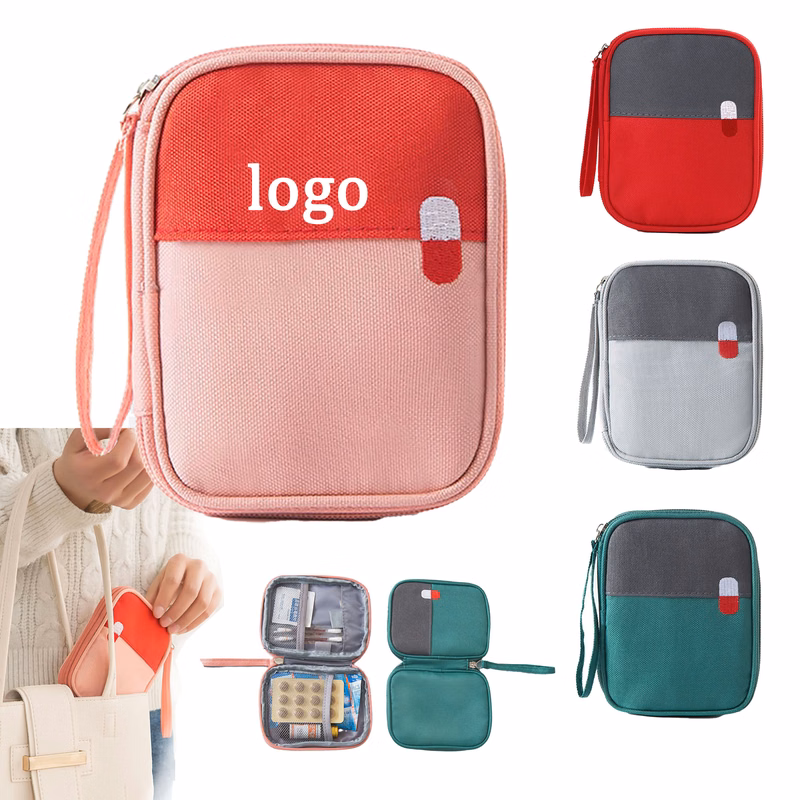 MOQ 30 Portable Medical Bag  4.3"L x 5.5"W x 0.8"H