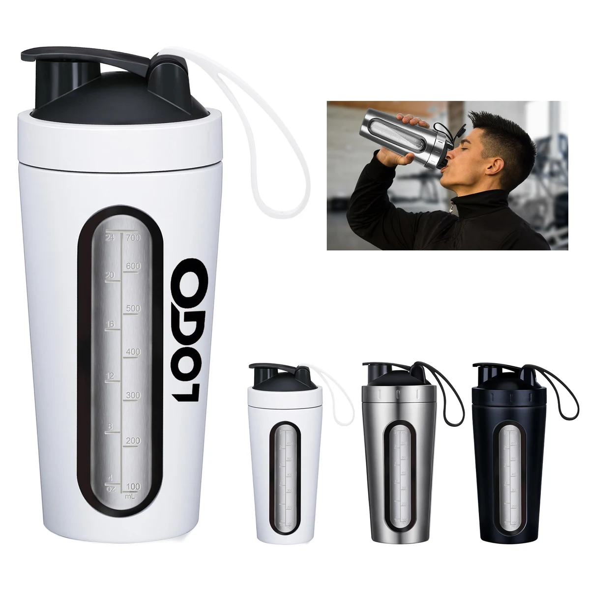 700ml Protein Shaker Bottle 1