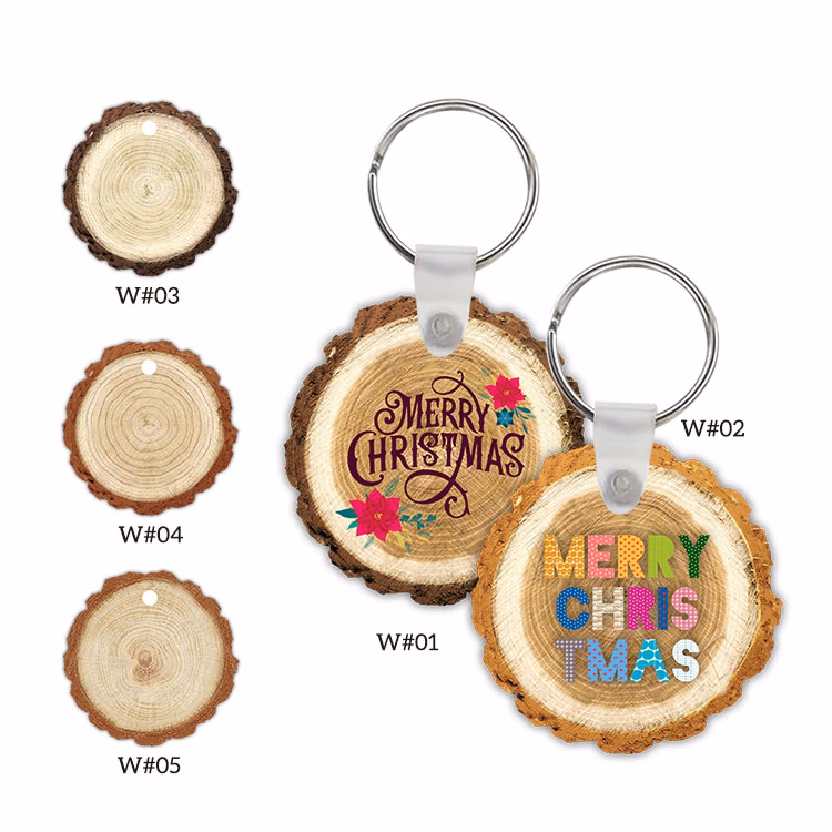 Free Shipping Full Color Christmas Design Key Chain - Trunk