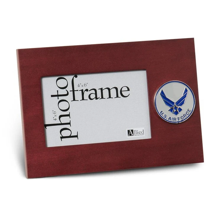 Aim High Air Force Medallion 4-Inch by 6-Inch Desktop Picture Frame 1