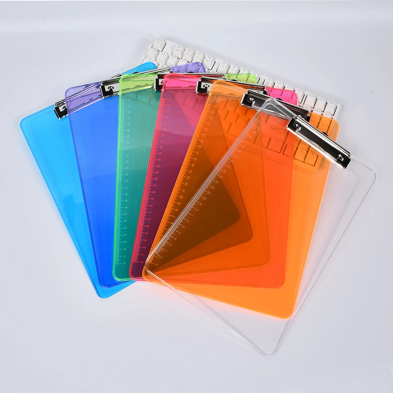 A4 Clear Clipboard with metal File Folder Document Clip 1