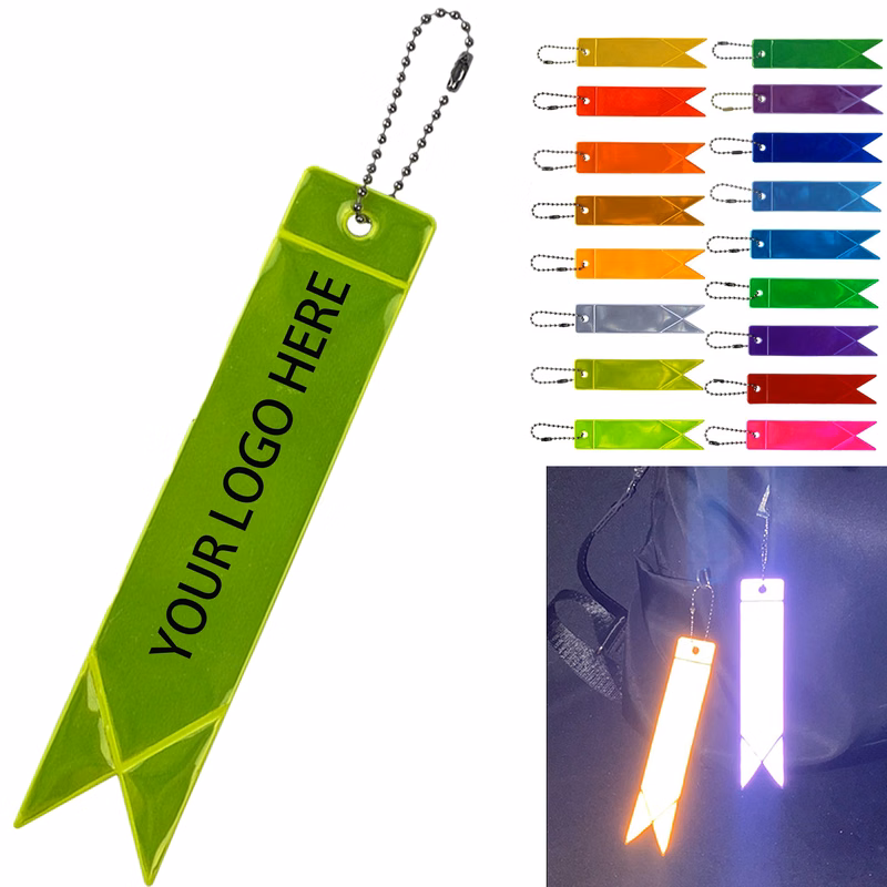 Multi Color PVC Material 6 Inch Reflective Streamer