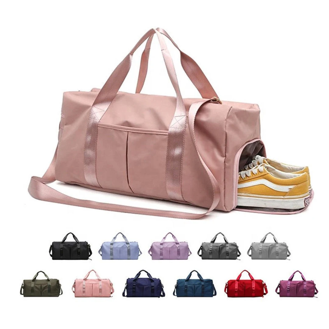 Workout Duffel Bag with Shoe Compartment 1