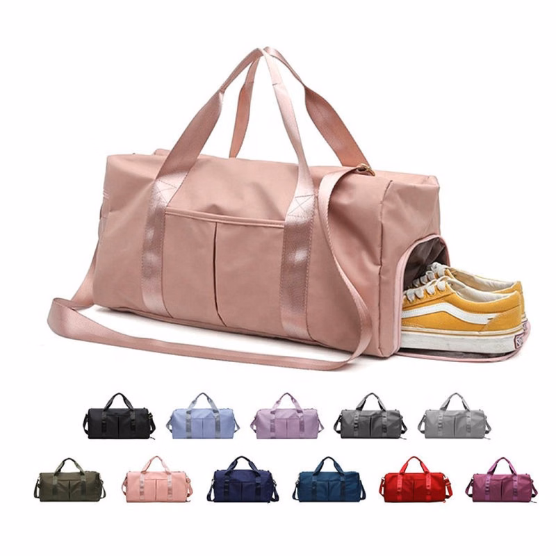 Workout Duffel Bag with Shoe Compartment