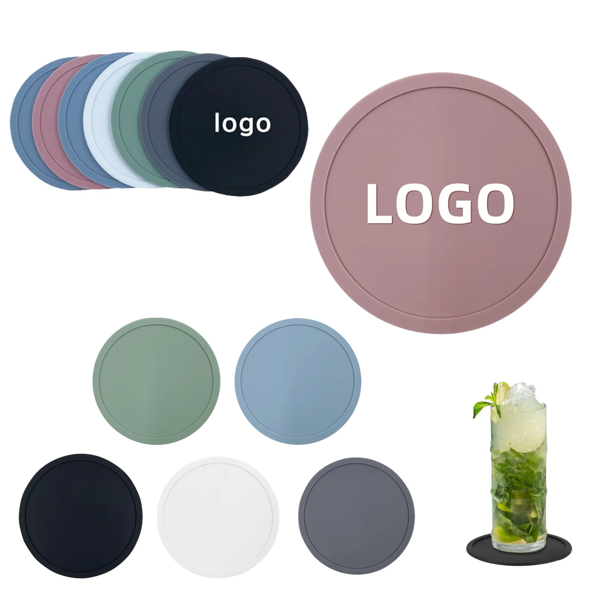 Non Slip Silicone Cup Coaster 1