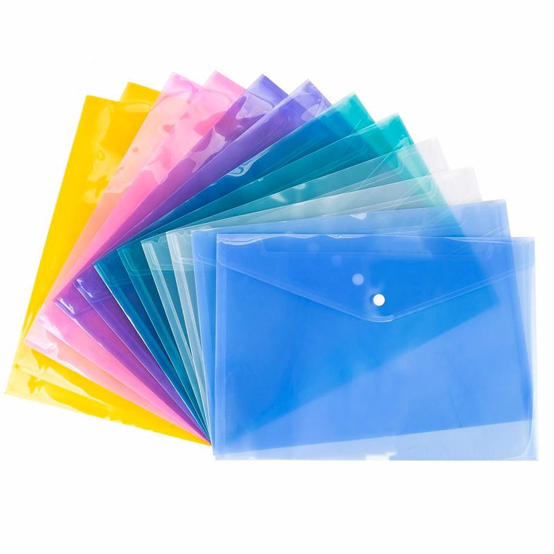 A4 Snap Button File Folder