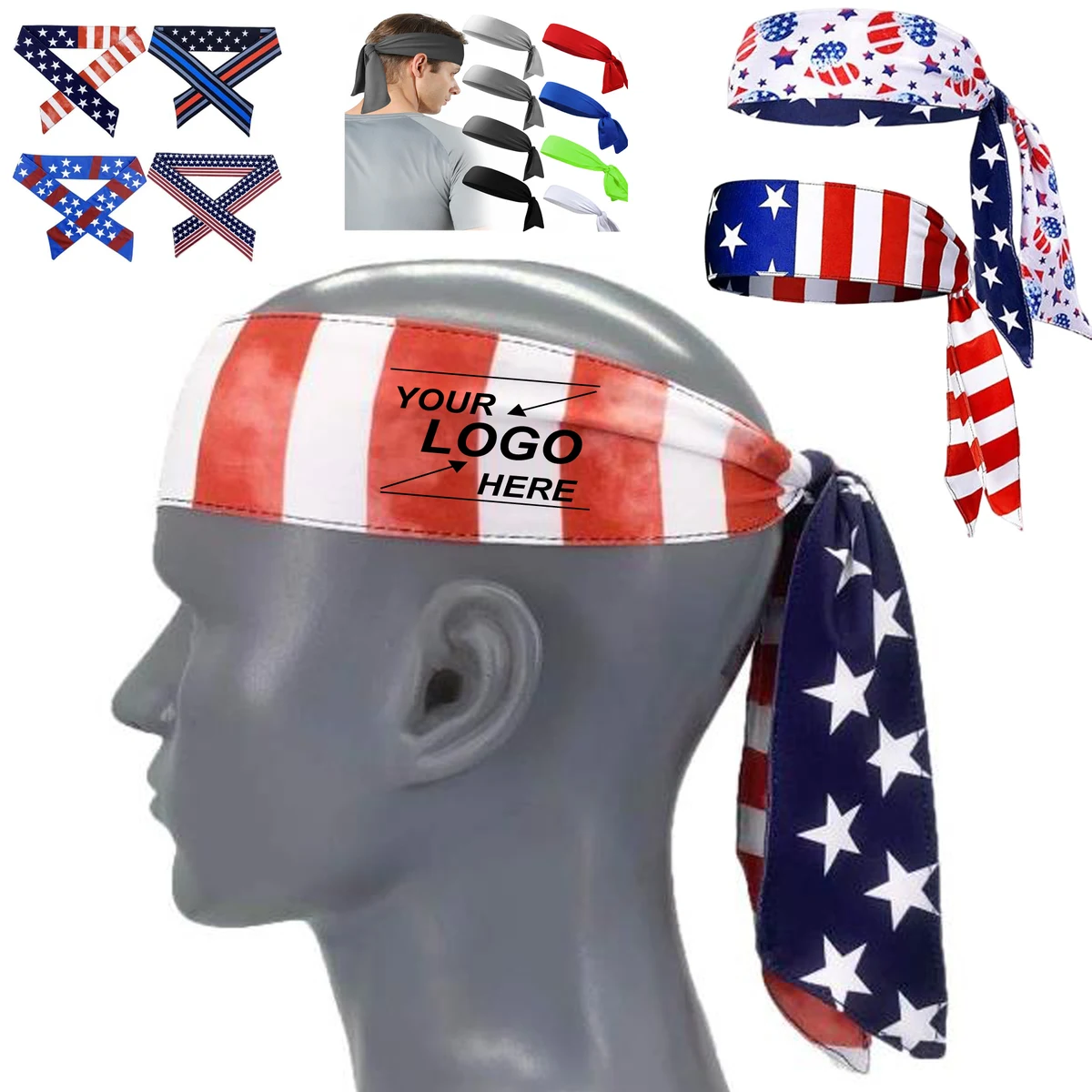 Adjustable Sports Headband Sweatband 1