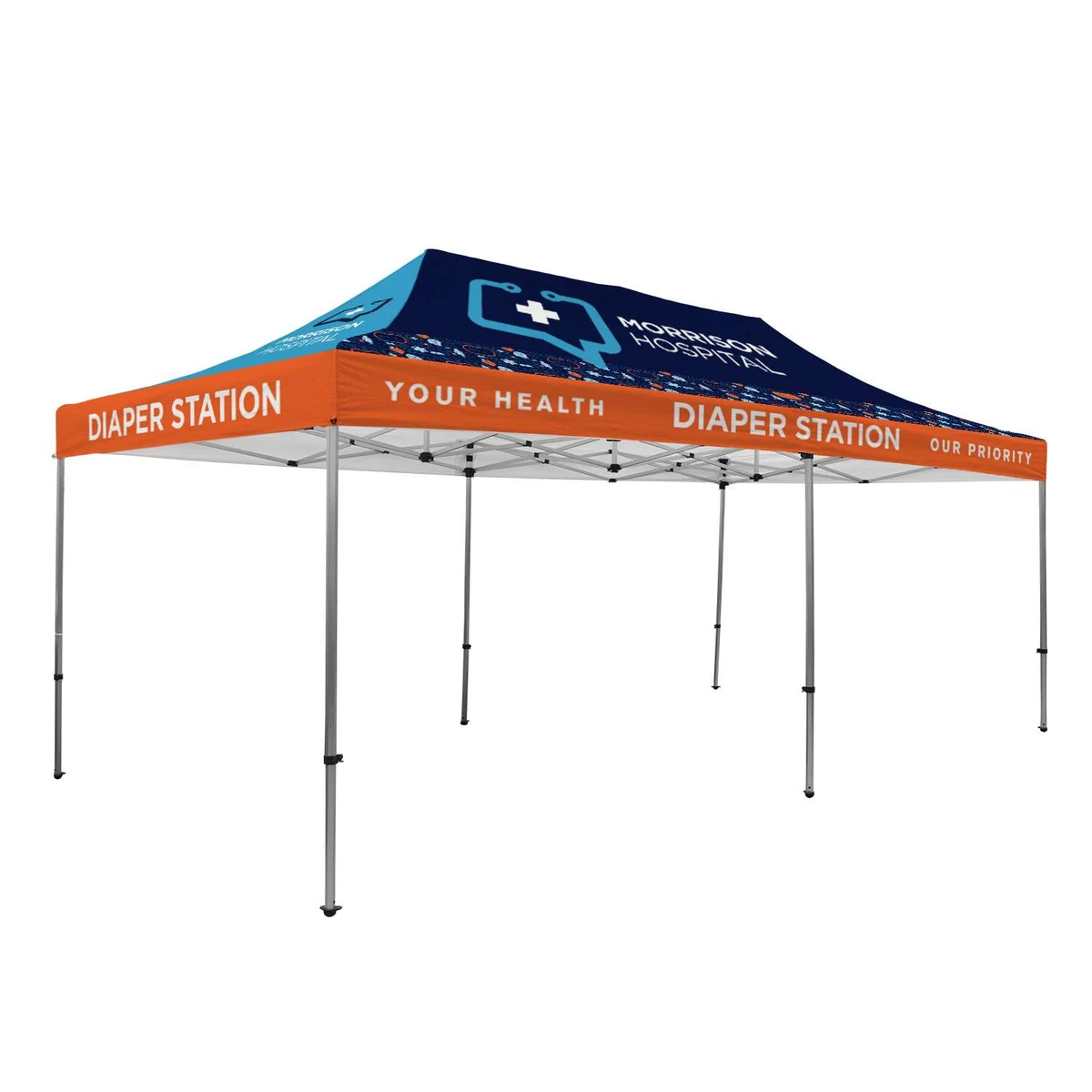 20' Premium Tent Kit (Full-Bleed Dye Sublimation) 1