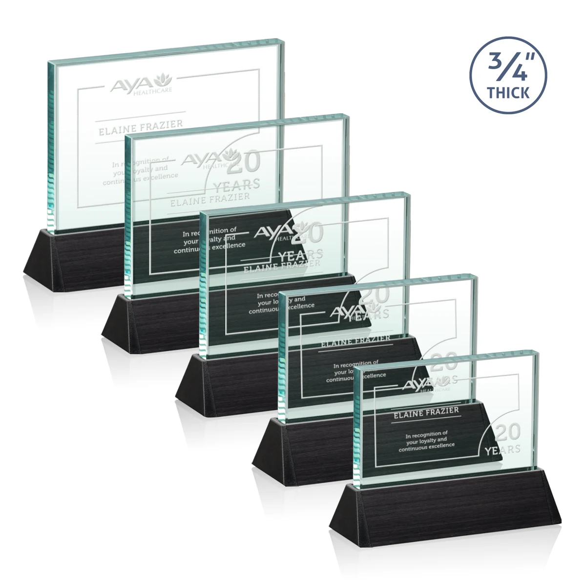 Ballard Award - Jade/Black (Horizontal) 1