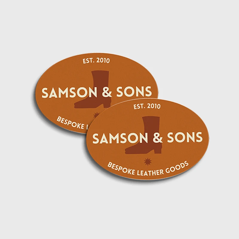 Oval Stickers 6x4 1