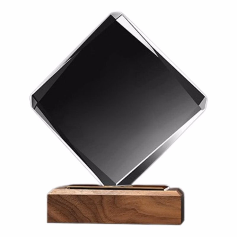 Custom Engraved Crystal Award Trophy