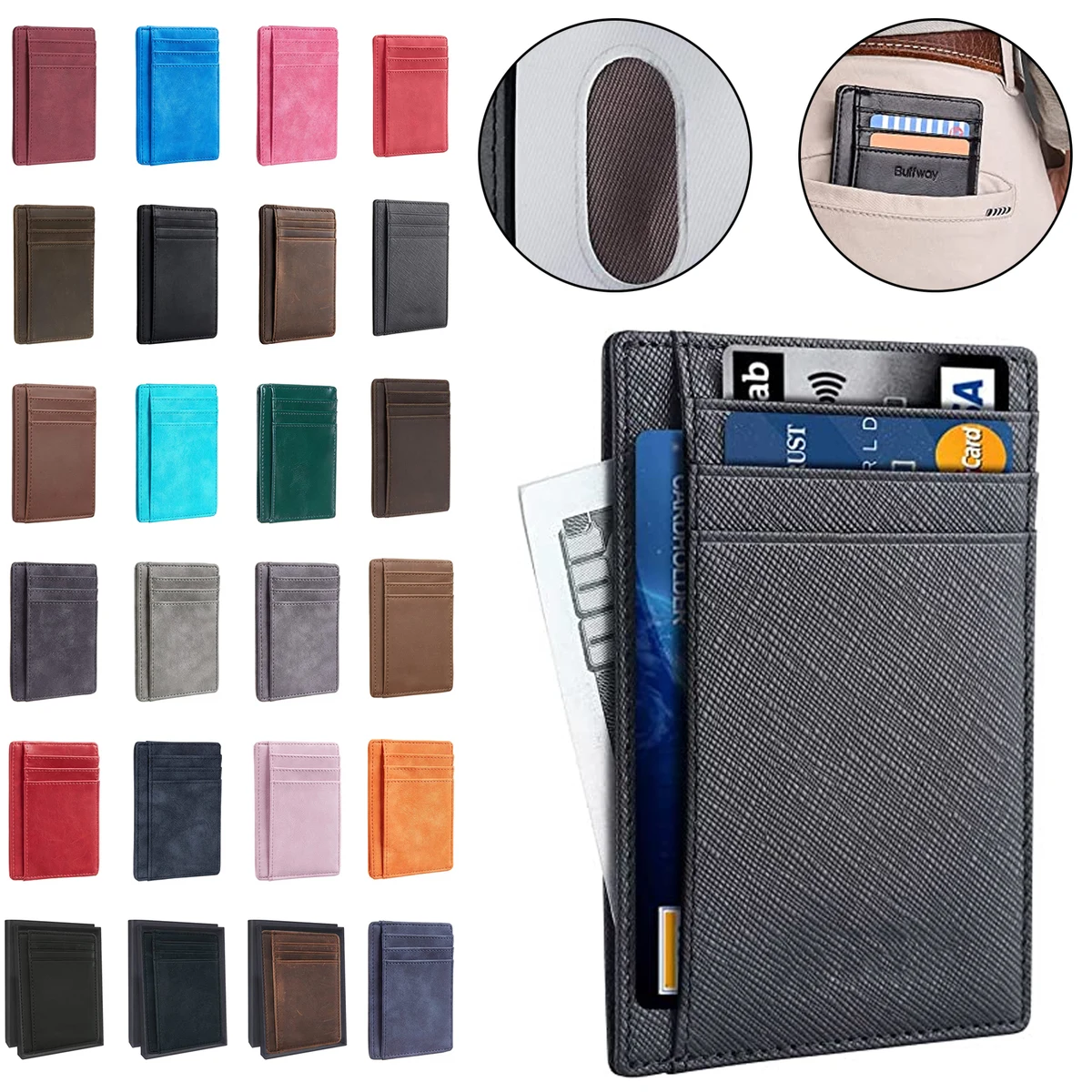 Leather Slim Wallet 1