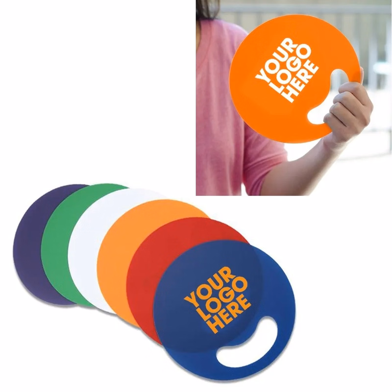 Plastic Circle Hand Fan
