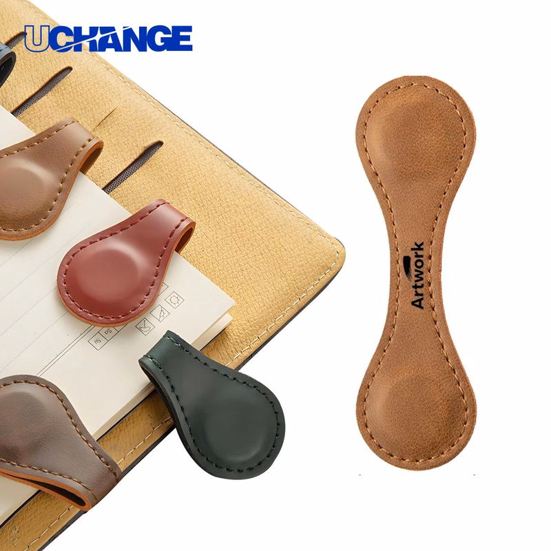 Leather Magnetic Bookmark