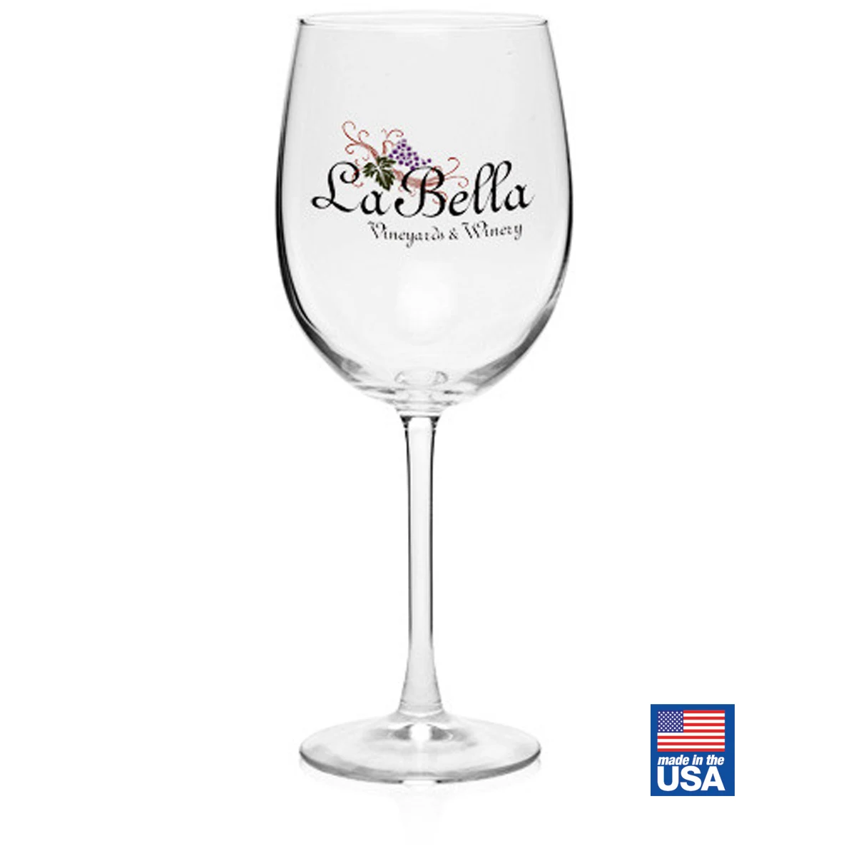 Wine Glass 19 Oz. (Made in the USA) 1
