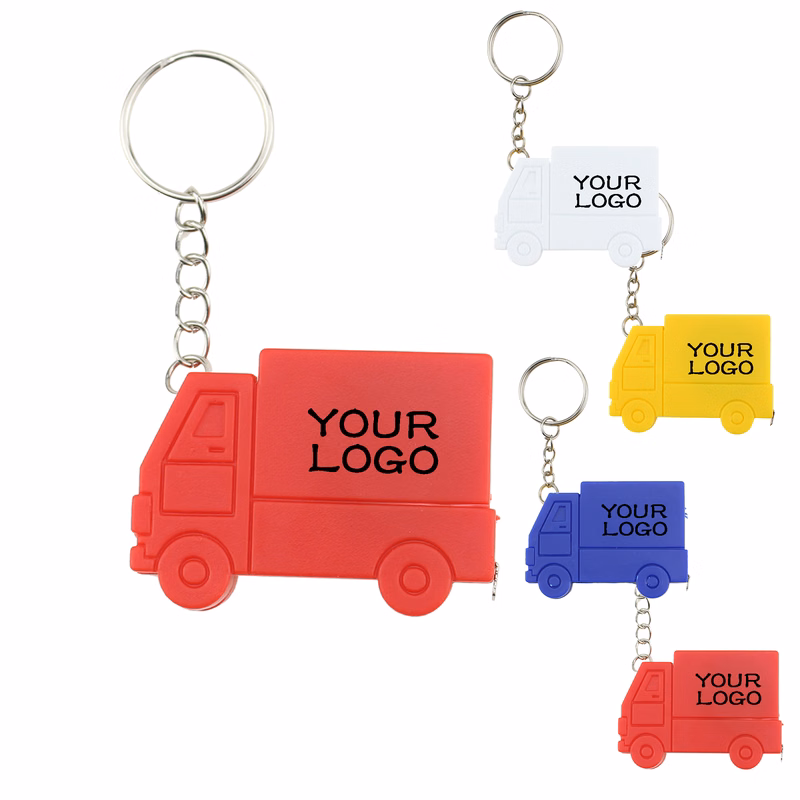 MOQ 20 PCS Compact Retractable Truck-Shaped Keyring