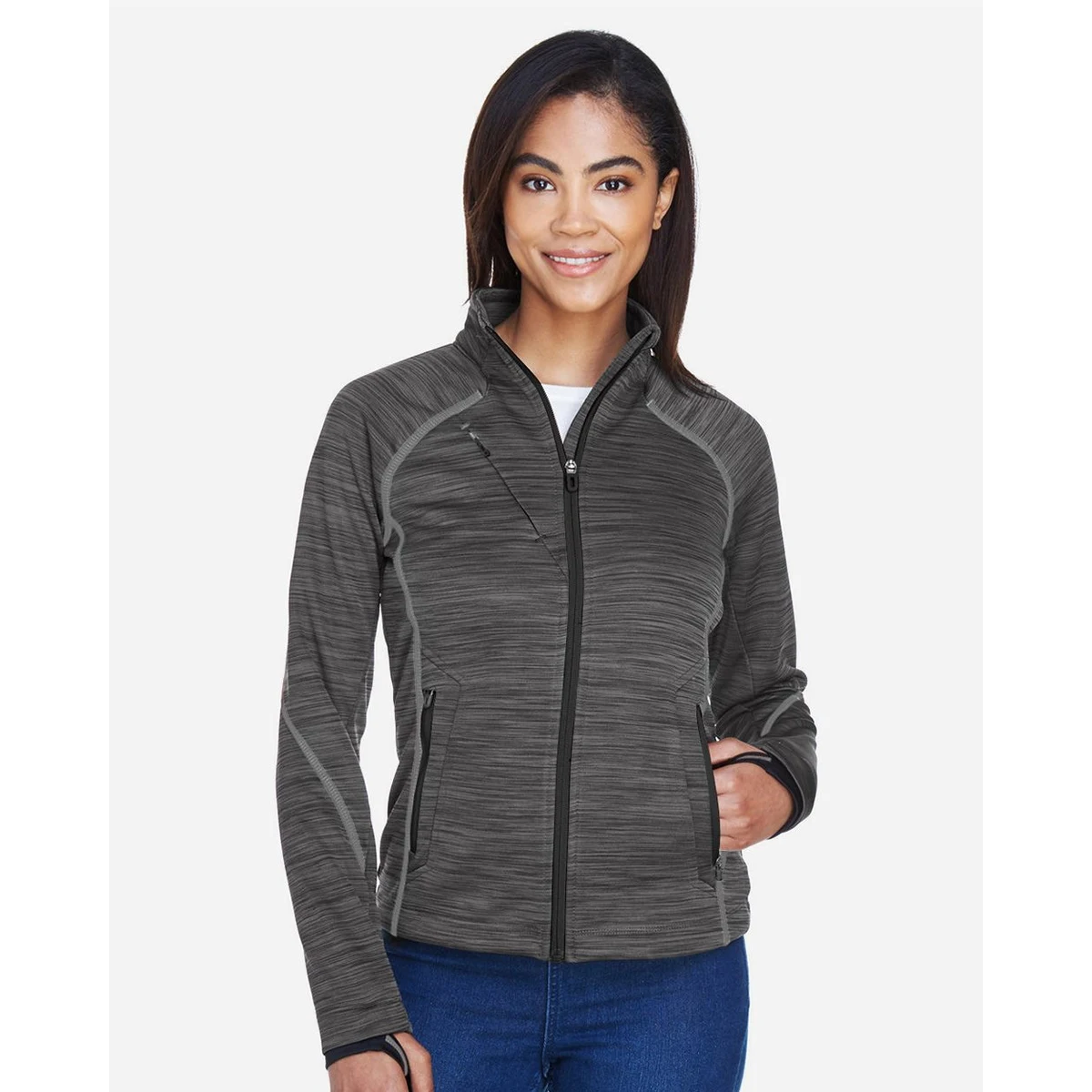 Women's Flux Mélange Bonded Fleece Jacket - 78697 1